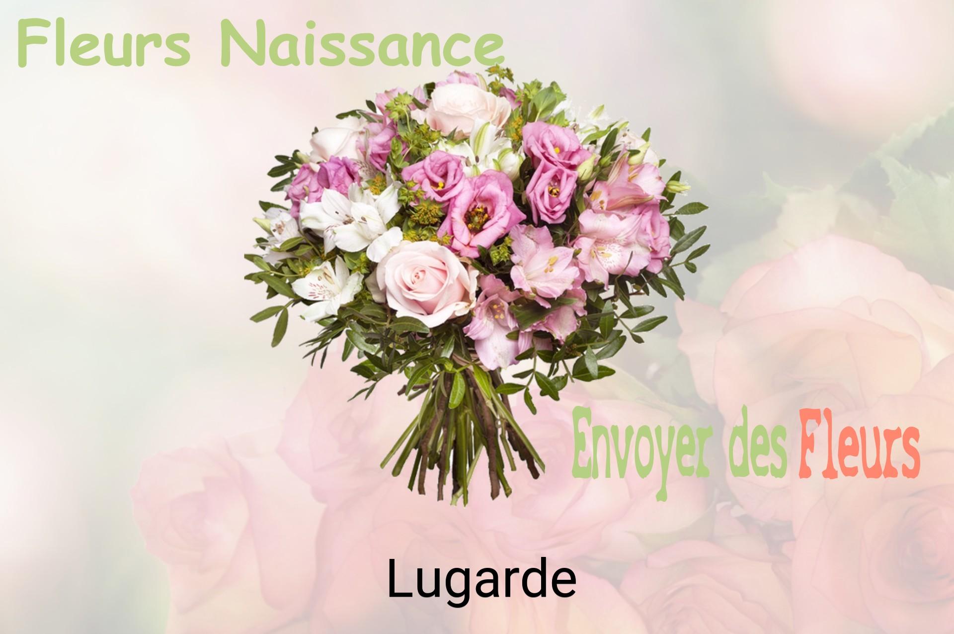 Bouquet de fleurs de naissance livré à Lugarde